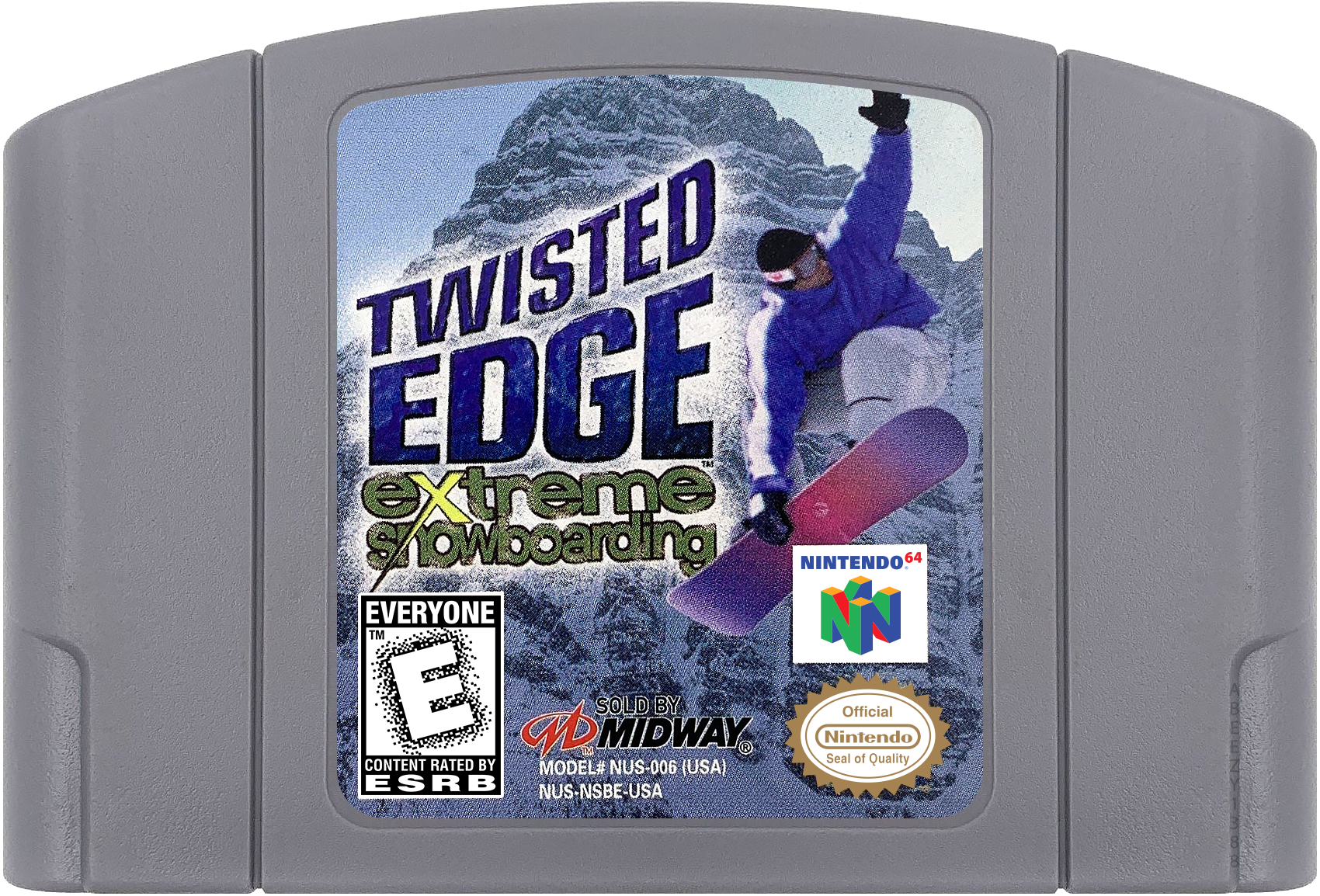 Twisted Edge: Extreme Snowboarding cartridge